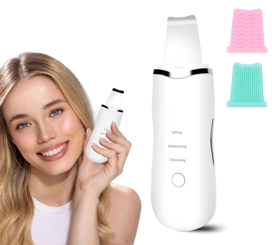 3-in-1 Ultrasonic Facial Scrubber & Blackhead Remover