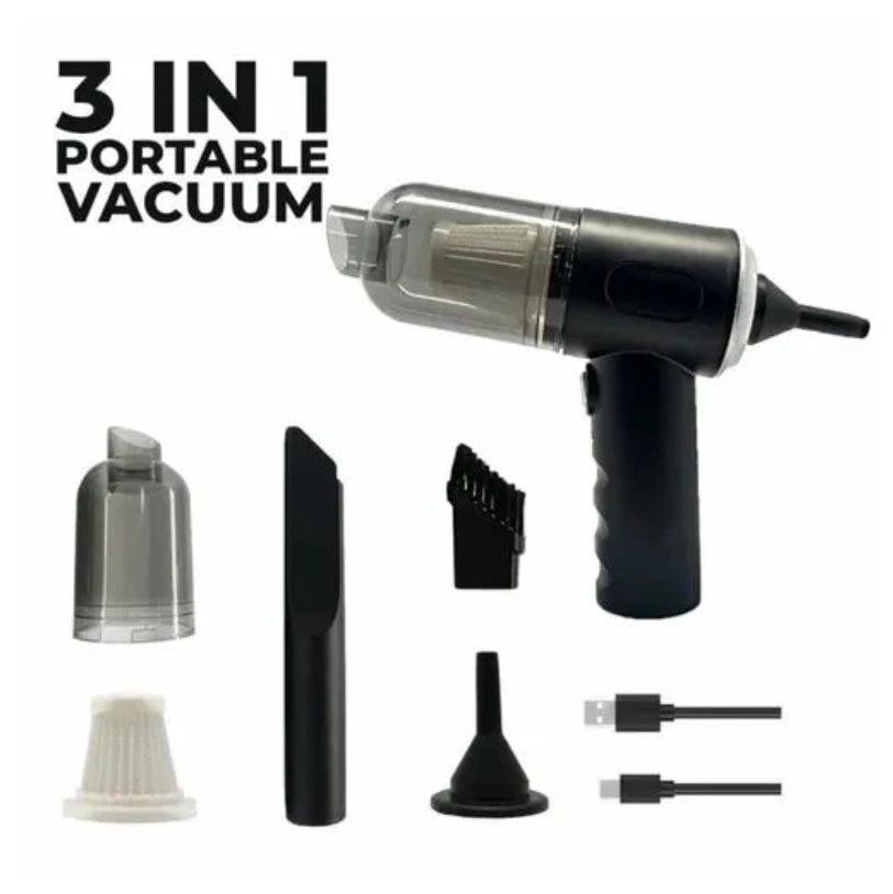 3-in-1 Portable Rechargeable Cordless Vacuum Cleaner