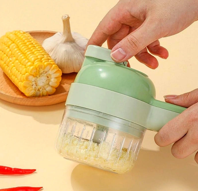 QuickPrep 4-in-1 Rechargeable Food Chopper
