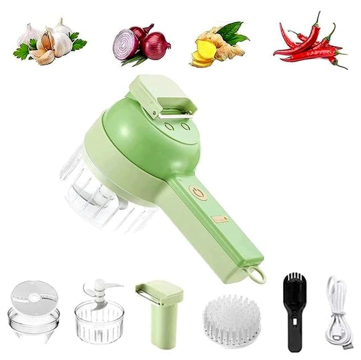 QuickPrep 4-in-1 Rechargeable Food Chopper