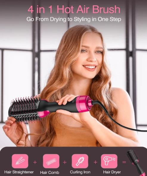3-IN-1 Hot Air Brush & Straightener